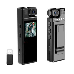 Home mini cámara corporal body cam 1080p con wi fi – seguridad y evidencia 24/7